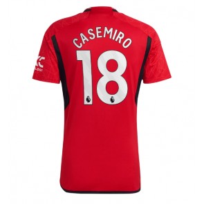 Manchester United Casemiro #18 Koszulka Podstawowych 2023-24 Krótki Rękaw